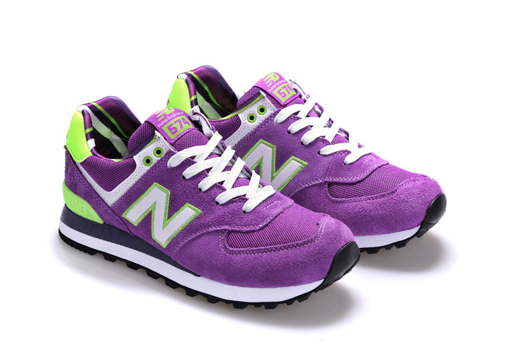 Chaussure New Balance Running 574 Violet Femme Pas Cher